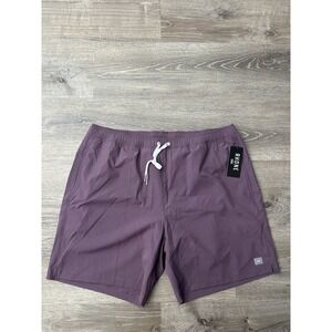 Rhone 7.5" R&R Swim Trunks Shorts Men's XXL 2XL Shadow Plumb
